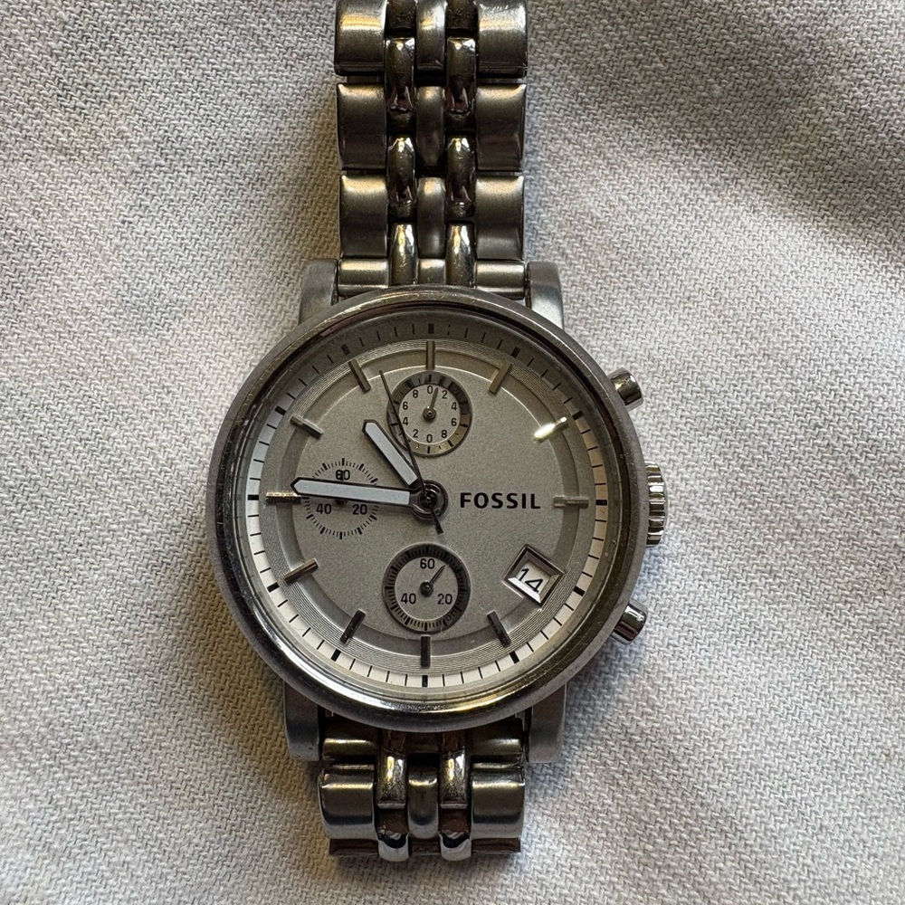 Fossil Silver Women’s Chronograph Watch